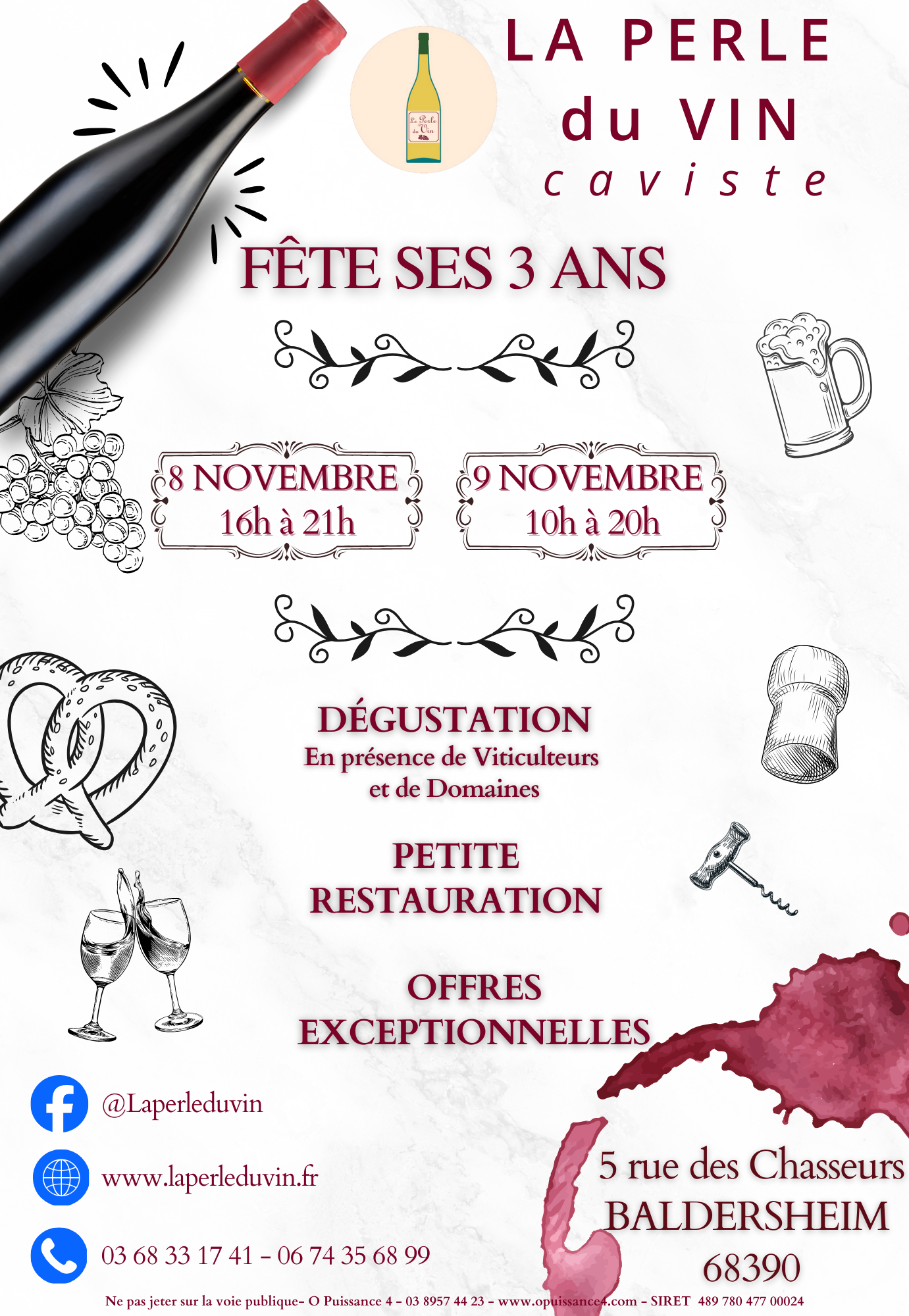 La Perle du Vin fête ses 3 ans