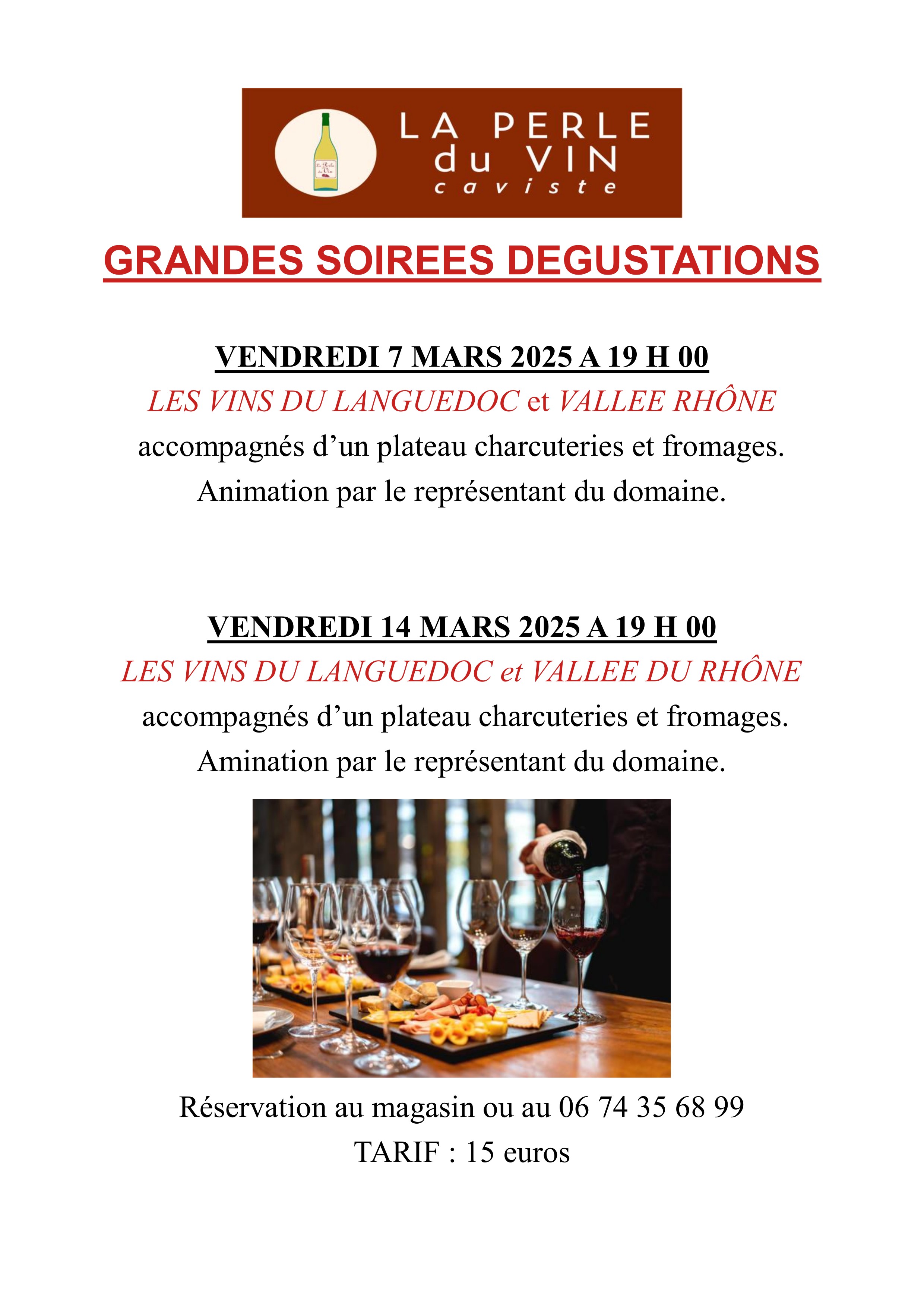 Grandes soirées dégustations