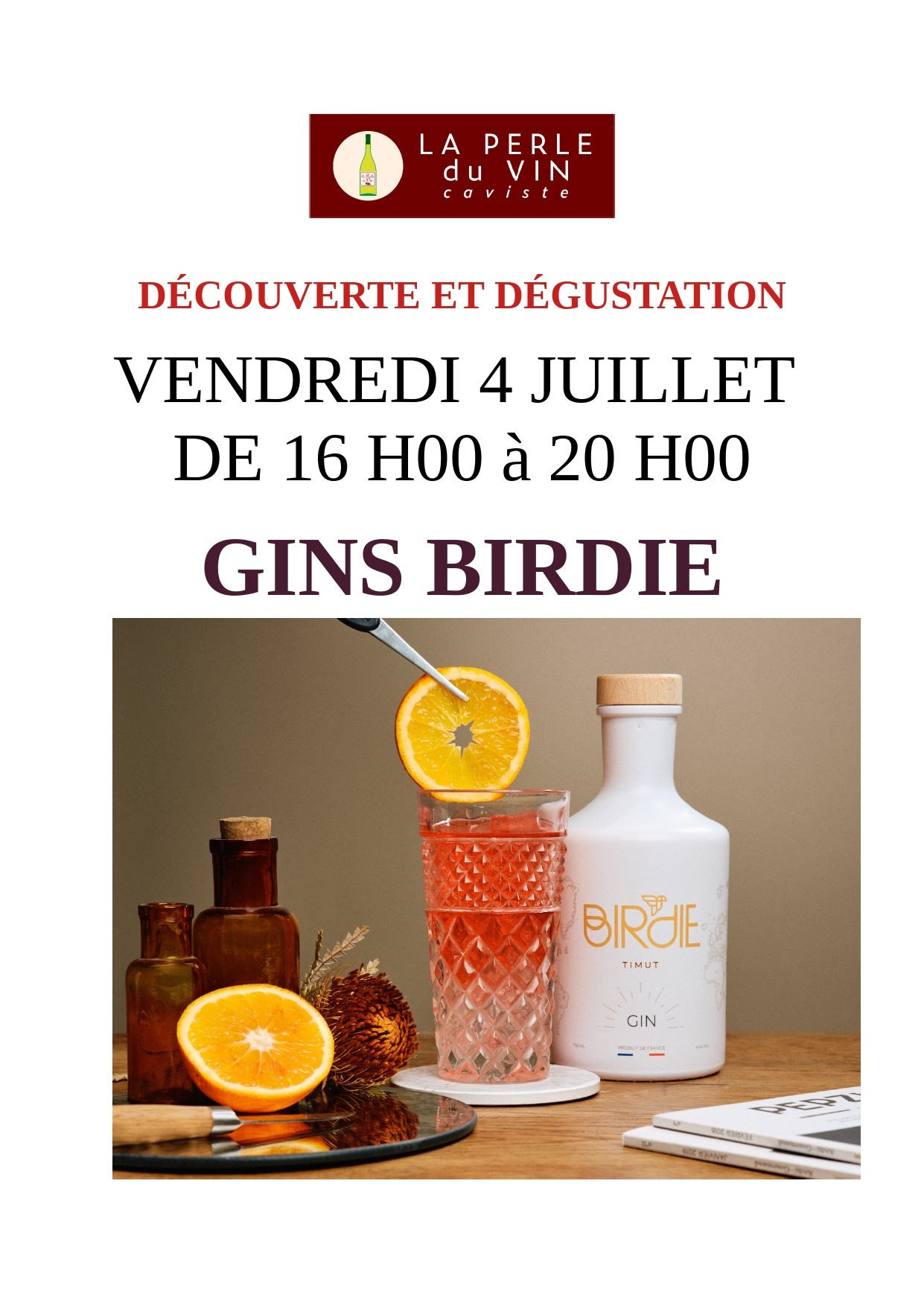 Découverte et dégustation