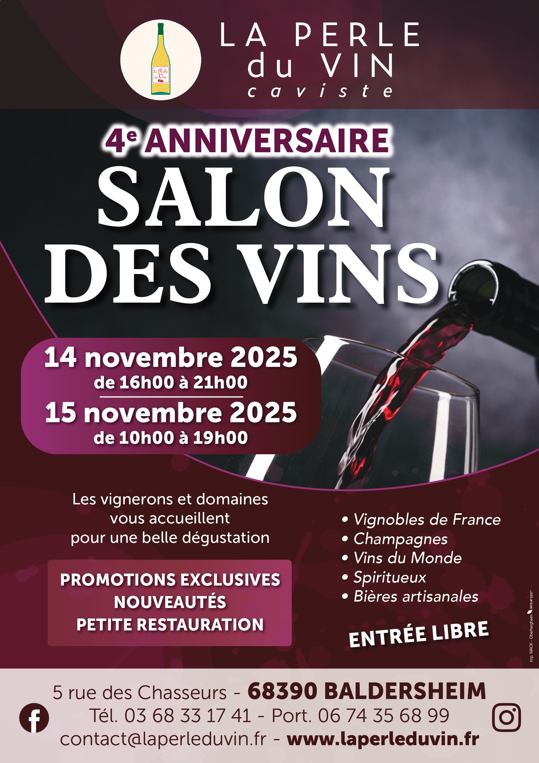 4eme anniversaire Salon des vins