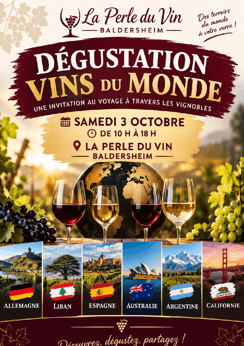 UNE DÉGUSTATION QUI VOUS FERA VOYAGER !