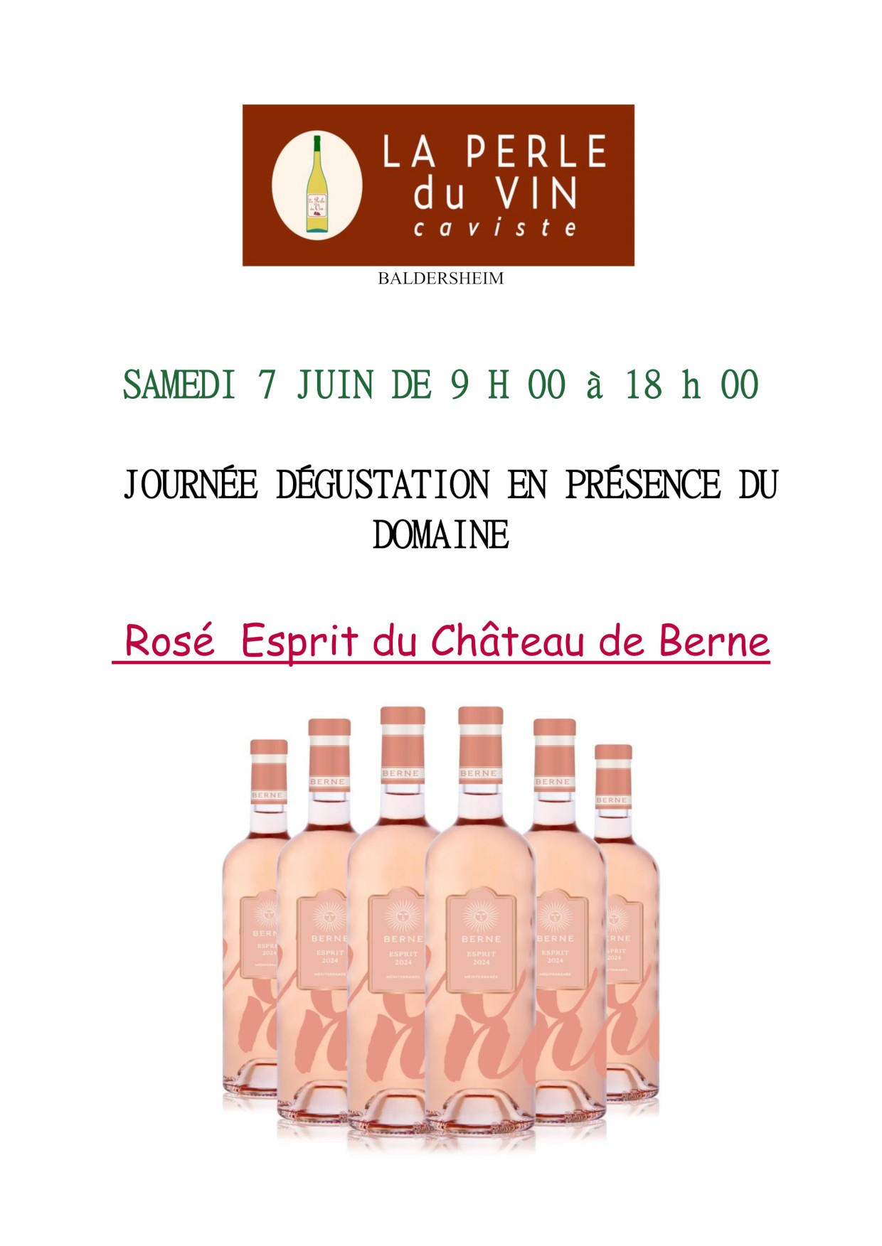 Dégustation des rosés de l'été